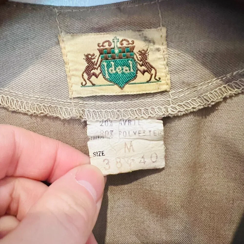 Vintage 1950's IDEAL Fly Fishing Vest MEDIUM RARE
